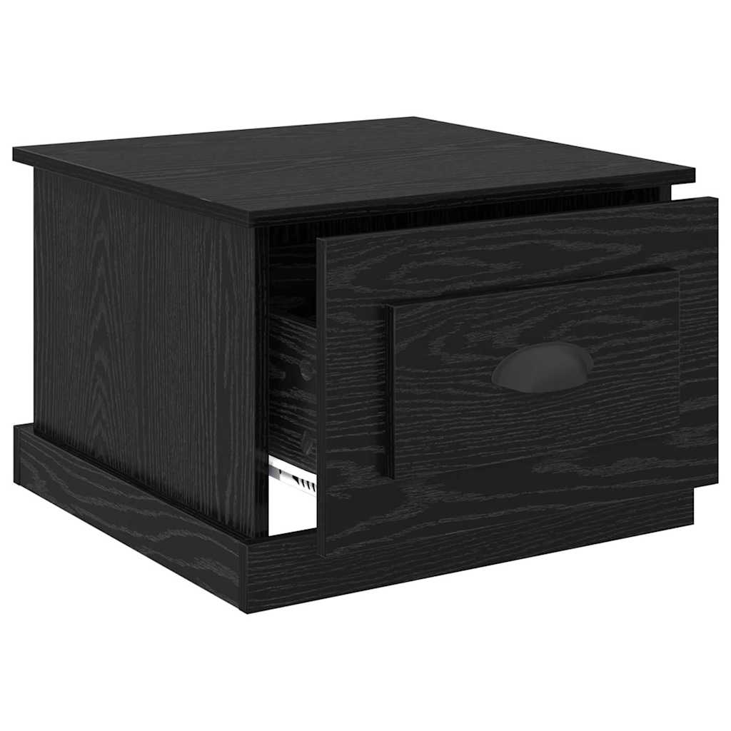 Dohányzóasztal Fekete tölgy 50 x 50 x 35 cm Szerelt Fa