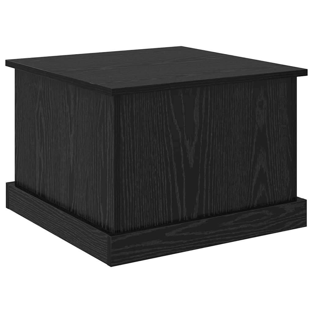 Dohányzóasztal Fekete tölgy 50 x 50 x 35 cm Szerelt Fa
