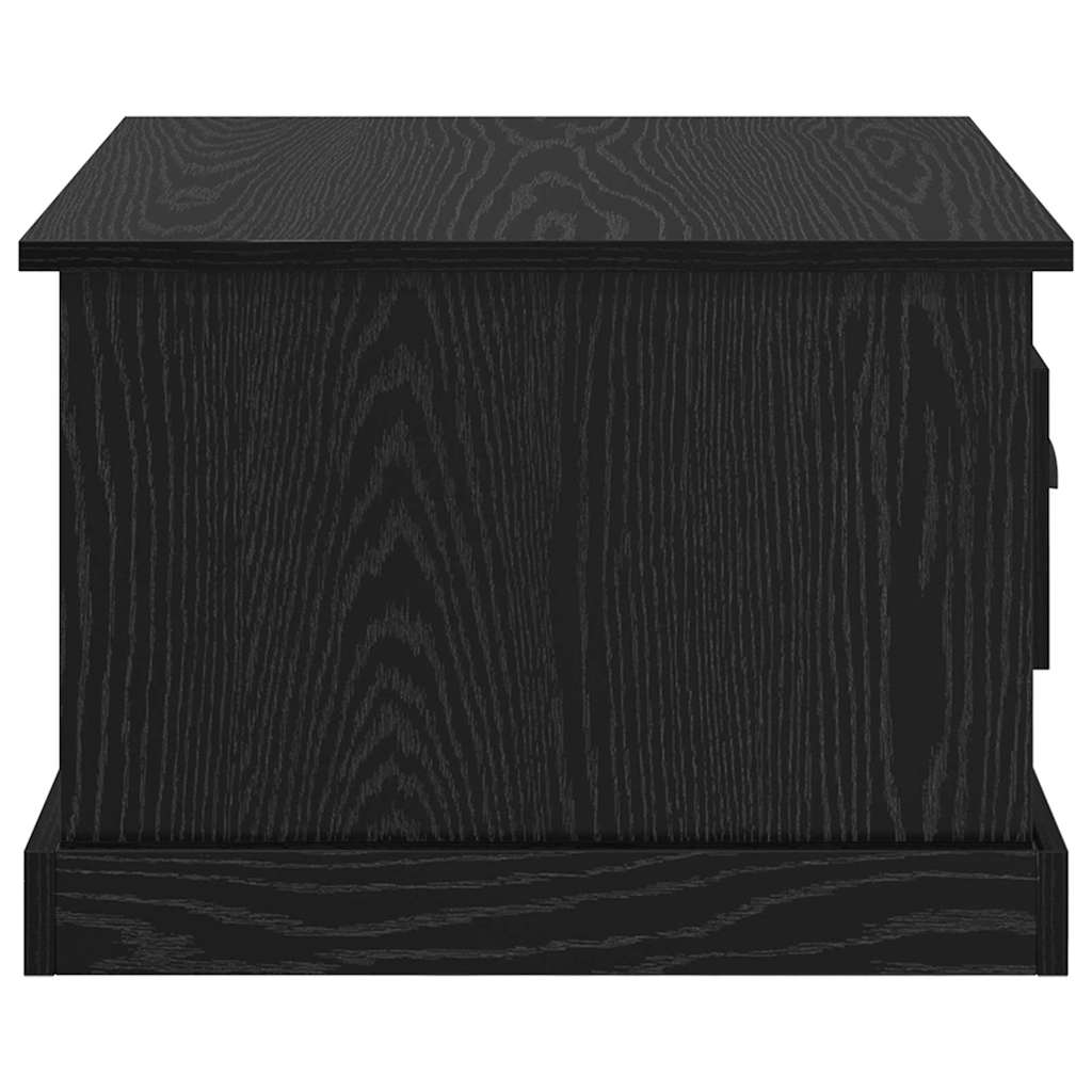 Dohányzóasztal Fekete tölgy 50 x 50 x 35 cm Szerelt Fa