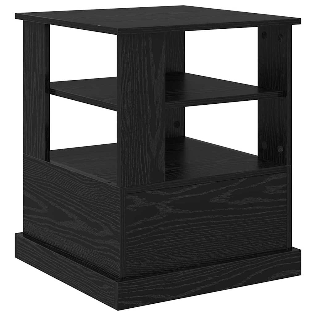 Éjjeliszekrény Fekete tölgy 50 x 50 x 60 cm Szerelt Fa