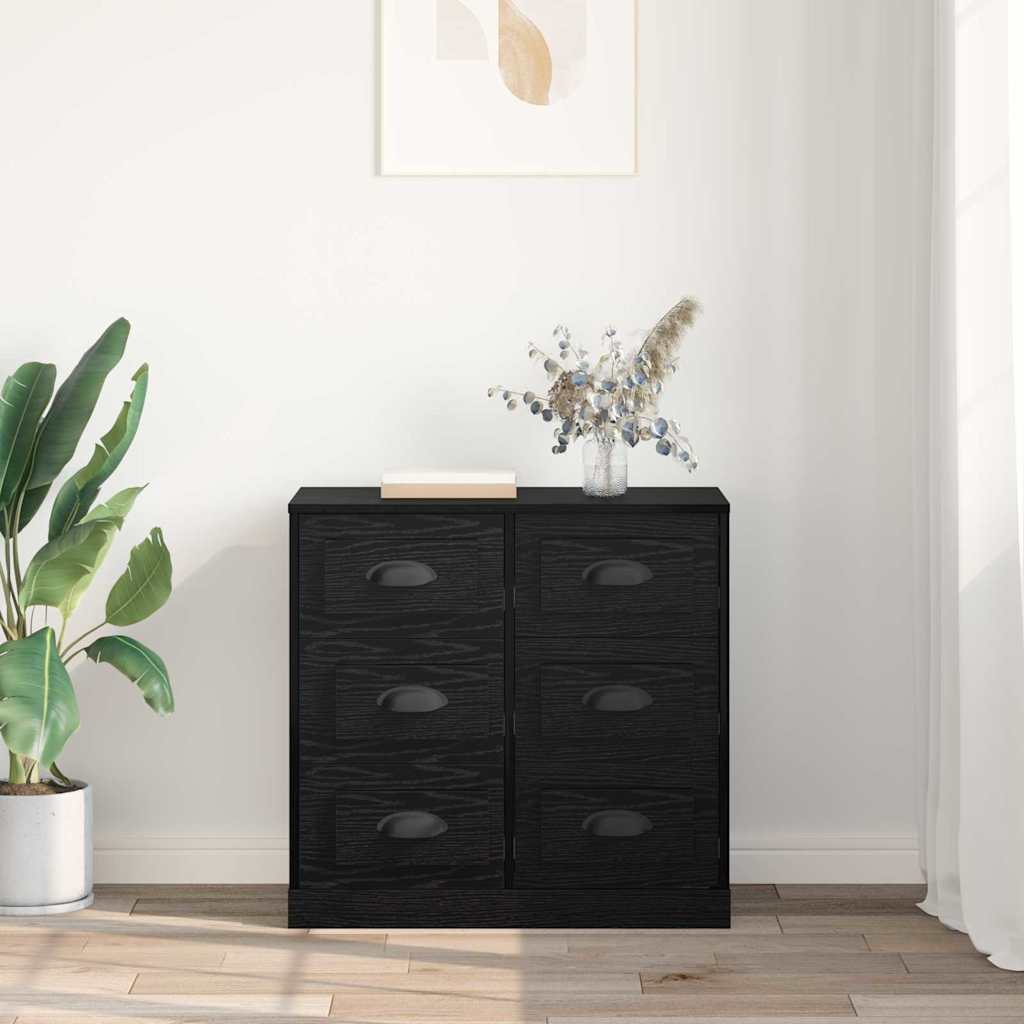 Széf Fekete tölgy 70 x 35,5 x 67,5 cm Szerelt Fa