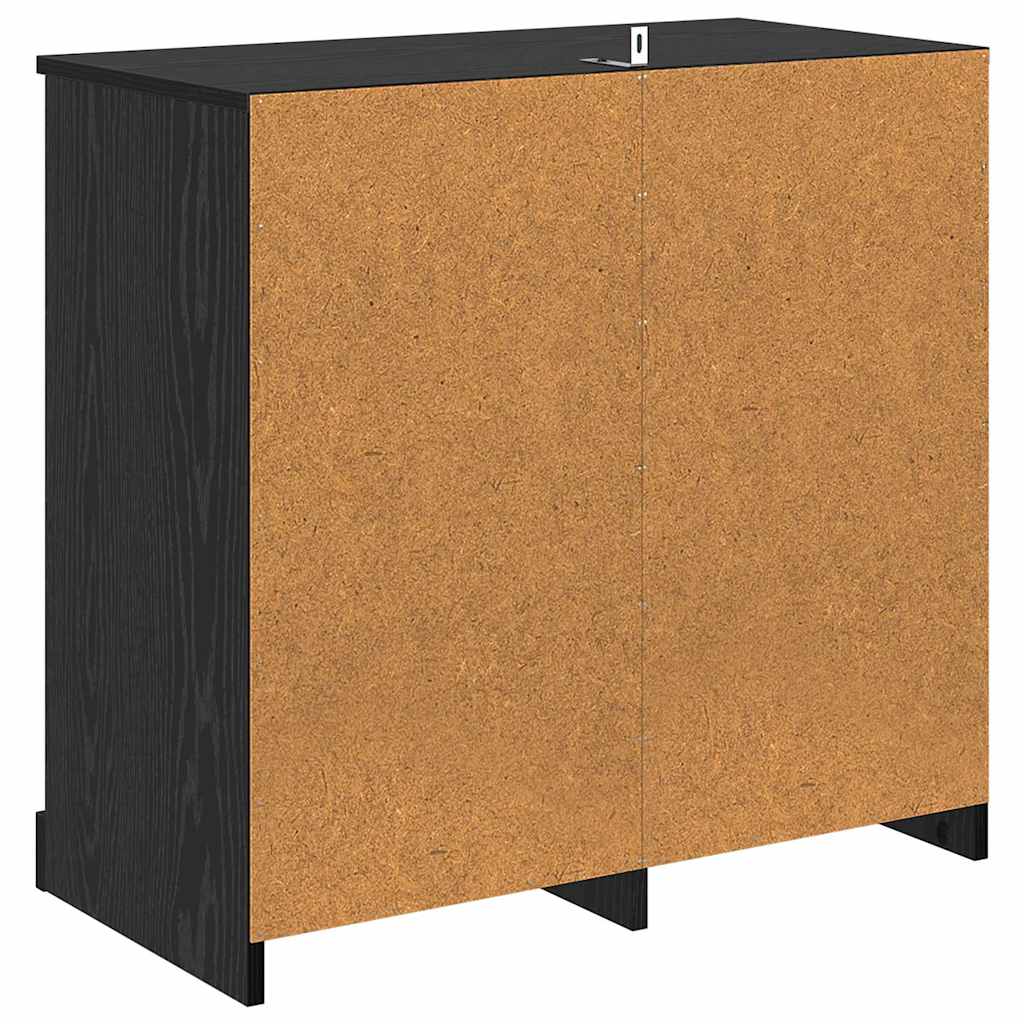 Széf Fekete tölgy 70 x 35,5 x 67,5 cm Szerelt Fa