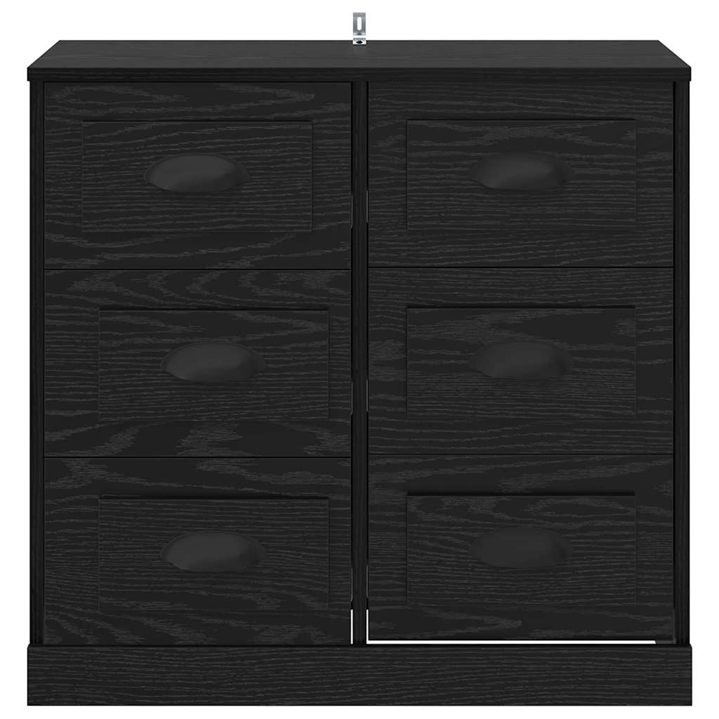 Széf Fekete tölgy 70 x 35,5 x 67,5 cm Szerelt Fa