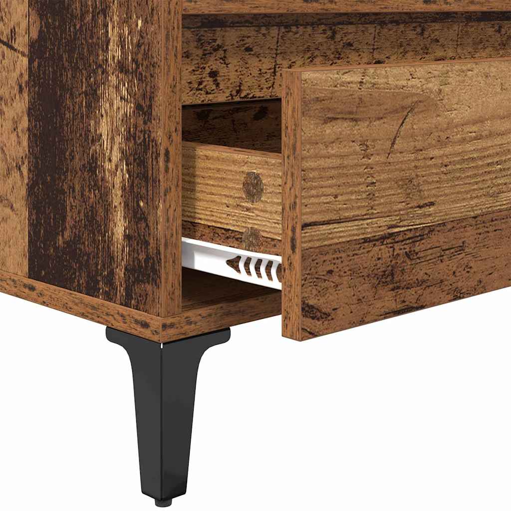 TV szekrény Öreg fa 100 x 34,5 x 44,5 cm Műszaki fa és vas