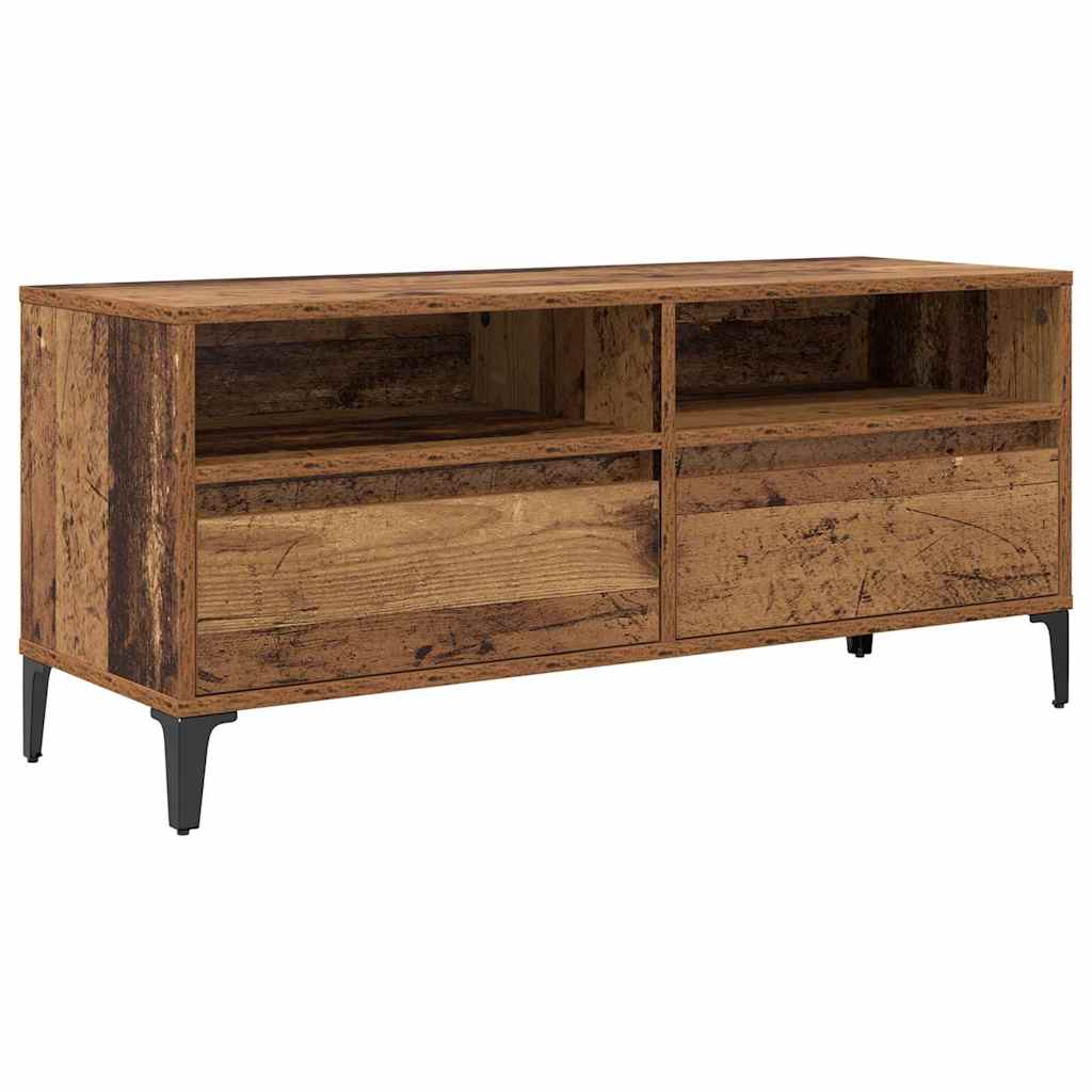 TV szekrény Öreg fa 100 x 34,5 x 44,5 cm Műszaki fa és vas