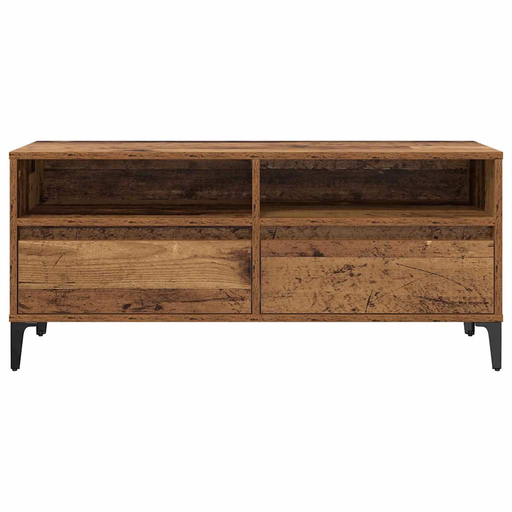 TV szekrény Öreg fa 100 x 34,5 x 44,5 cm Műszaki fa és vas