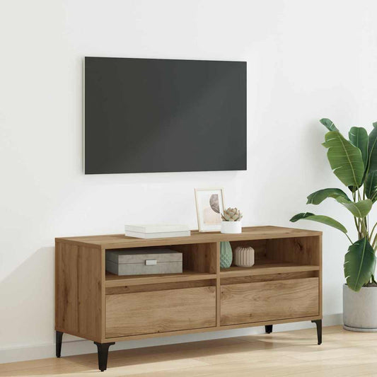 TV szekrény fiókkal Artisan tölgy 100 x 34,5 x 44,5 cm