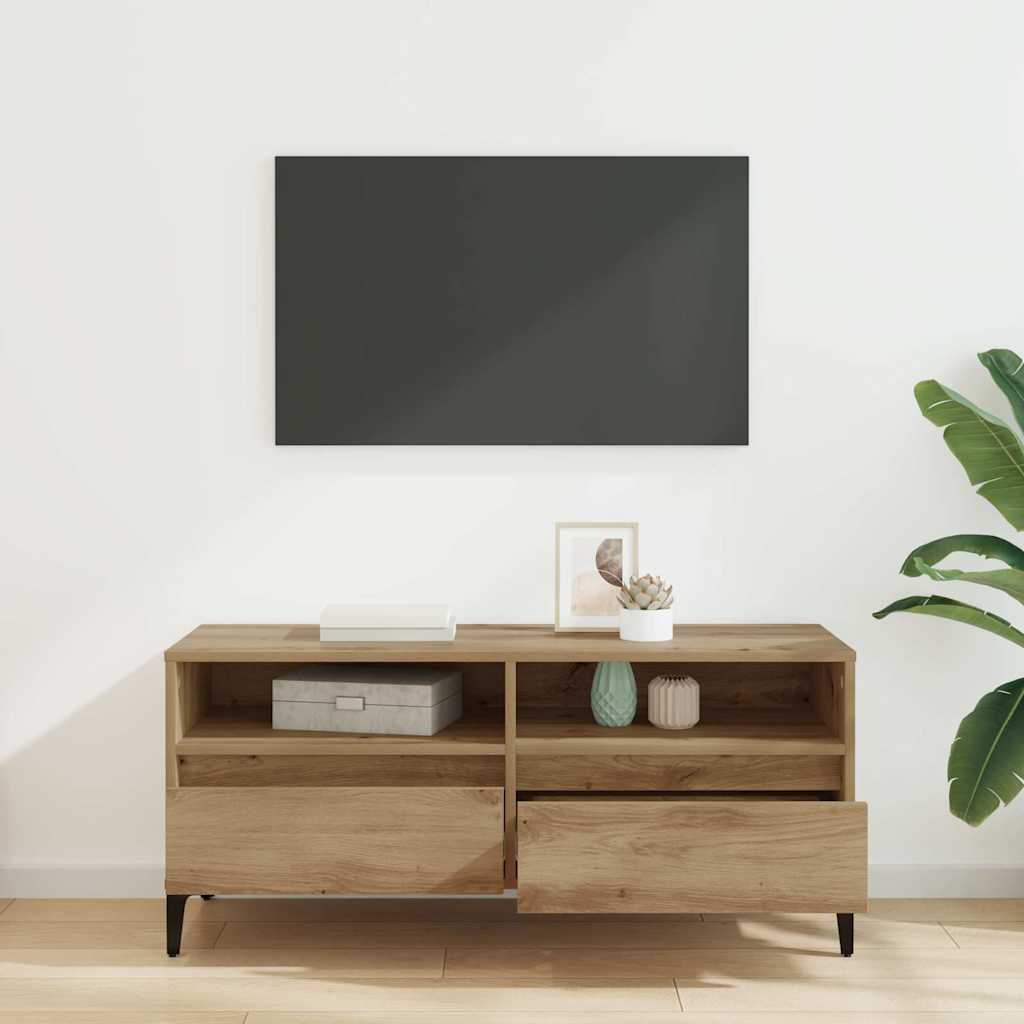 TV szekrény 100 x 34,5 x 44,5 cm Artisan tölgy