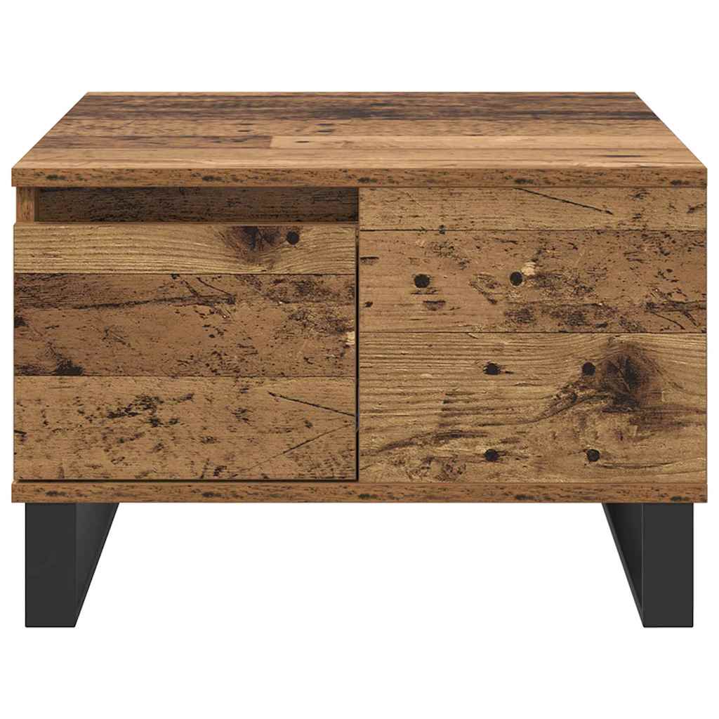 Dohányzóasztal Öreg fa 55 x 55 x 36,5 cm Szerelt Fa