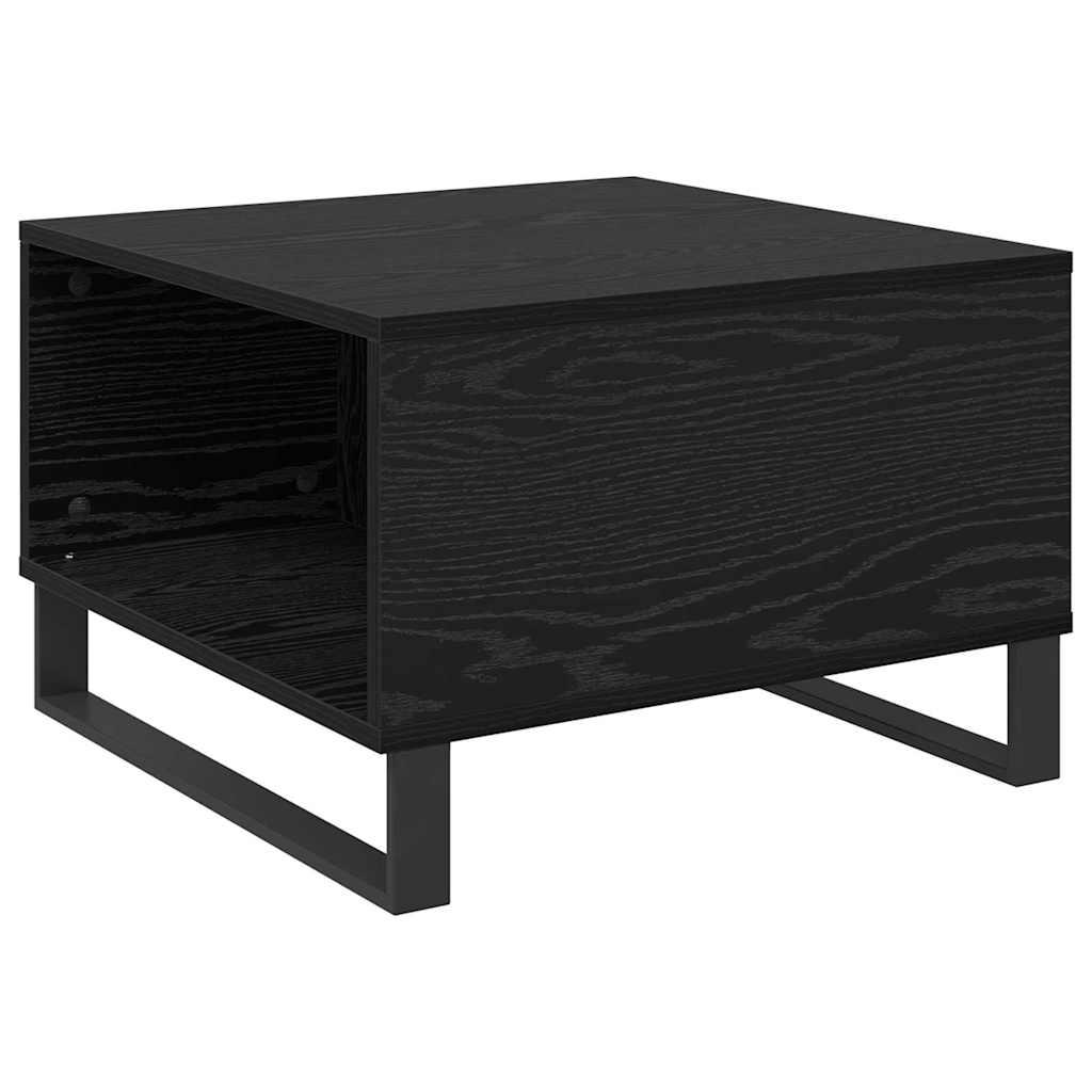 Dohányzóasztal Fekete tölgy 55 x 55 x 36,5 cm Szerelt Fa