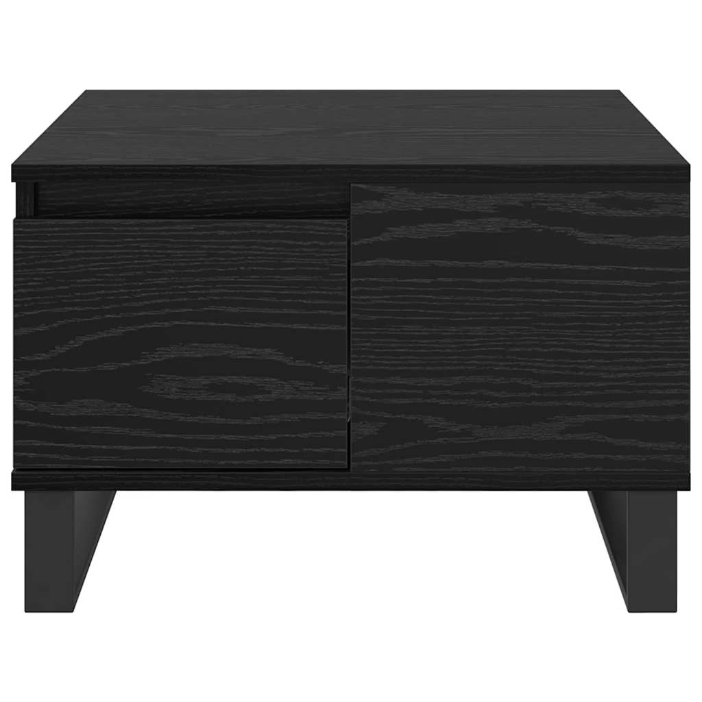 Dohányzóasztal Fekete tölgy 55 x 55 x 36,5 cm Szerelt Fa
