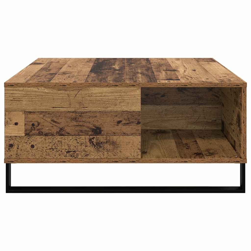 Dohányzóasztal Öreg fa 80 x 80 x 36,5 cm Szerelt Fa