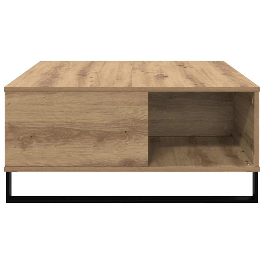 Dohányzóasztal Artisan tölgy 80 x 80 x 36,5 cm Szerelt Fa