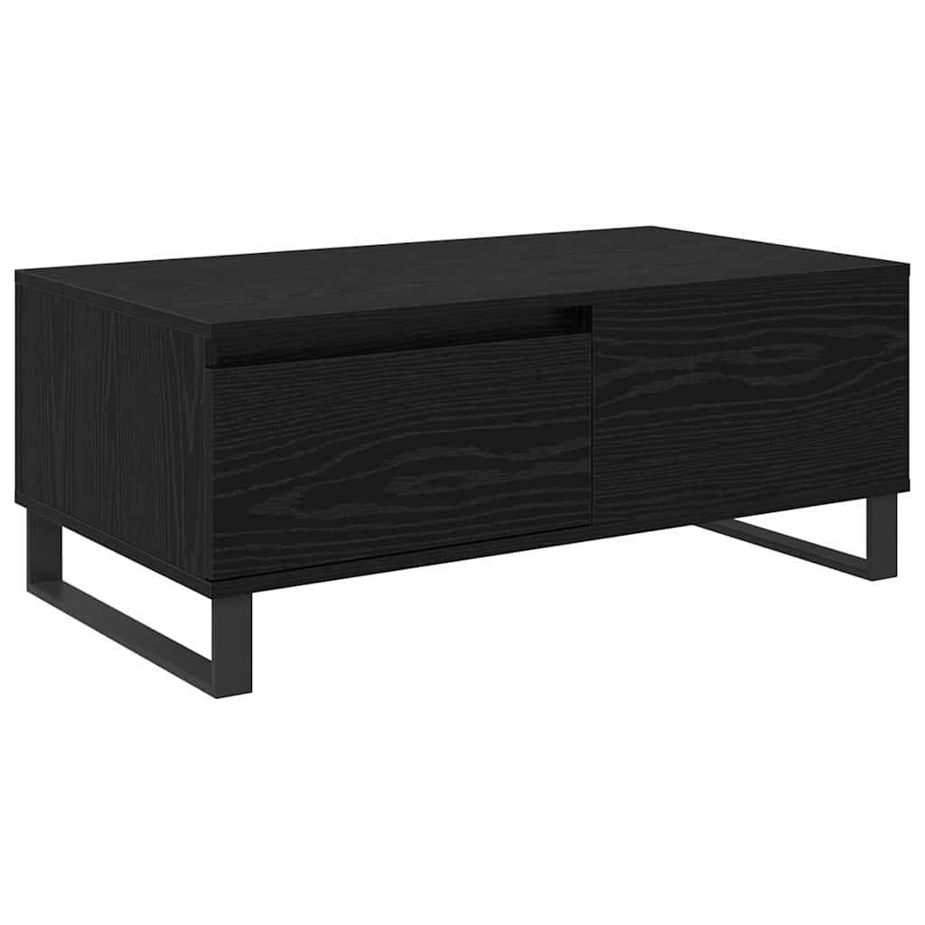 Dohányzóasztal Fekete tölgy 90 x 50 x 36,5 cm Szerelt Fa