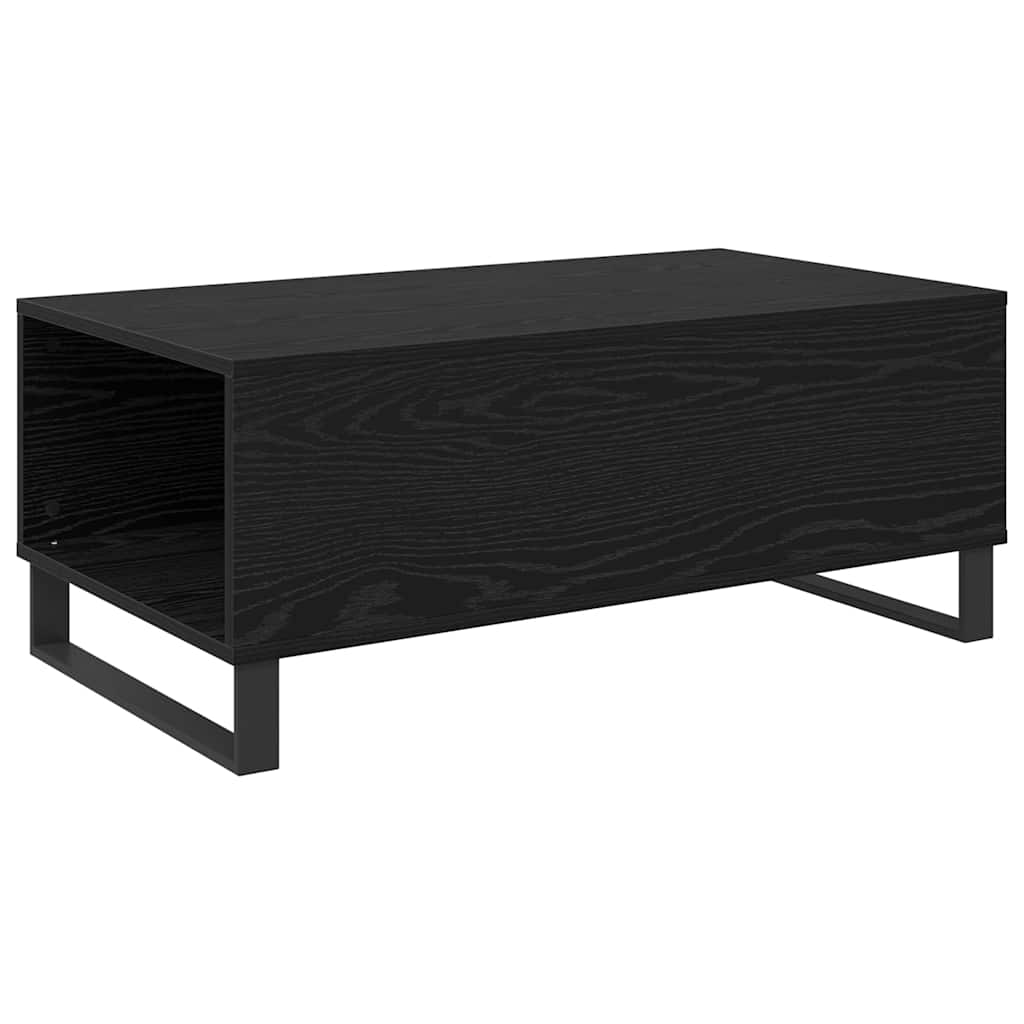 Dohányzóasztal Fekete tölgy 90 x 50 x 36,5 cm Szerelt Fa