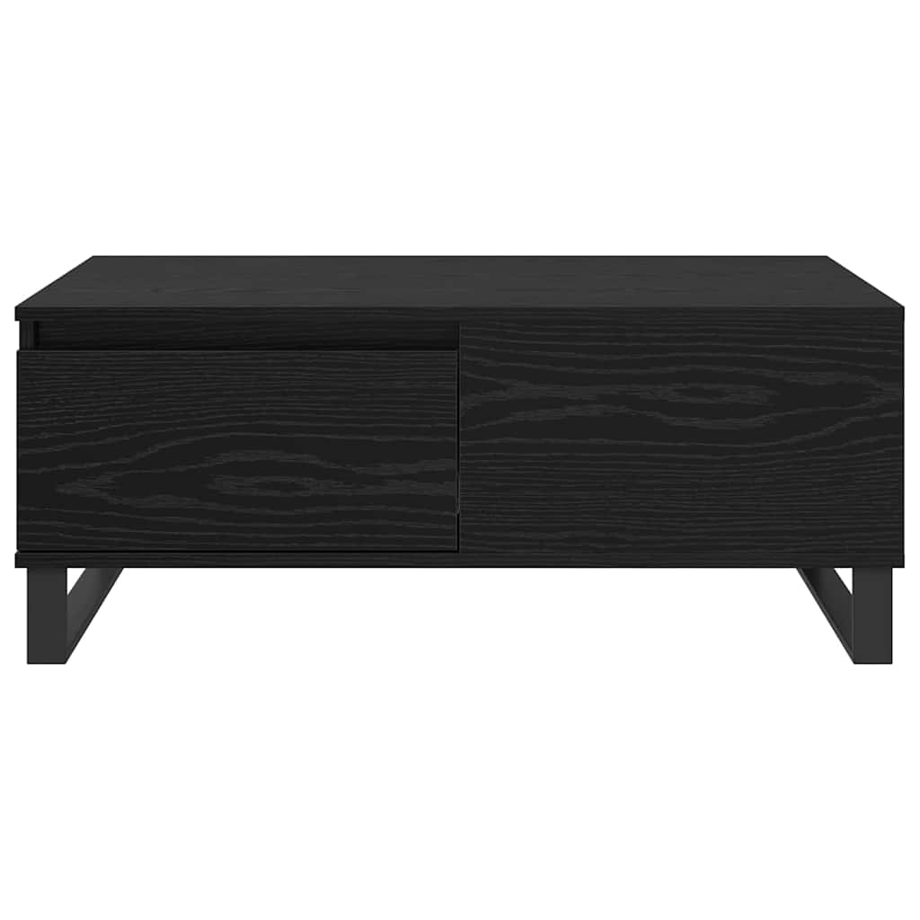 Dohányzóasztal Fekete tölgy 90 x 50 x 36,5 cm Szerelt Fa
