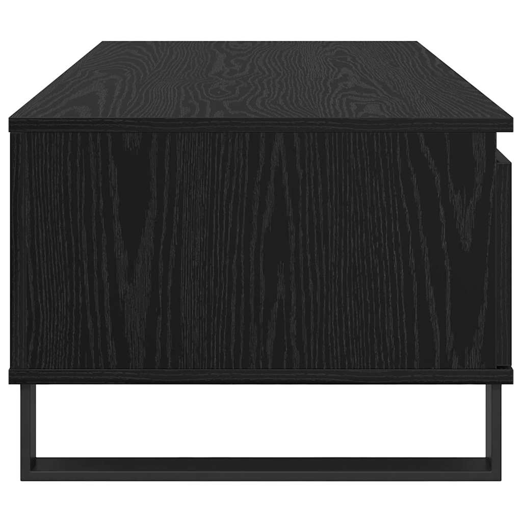Dohányzóasztal Fekete tölgy 90 x 50 x 36,5 cm Szerelt Fa