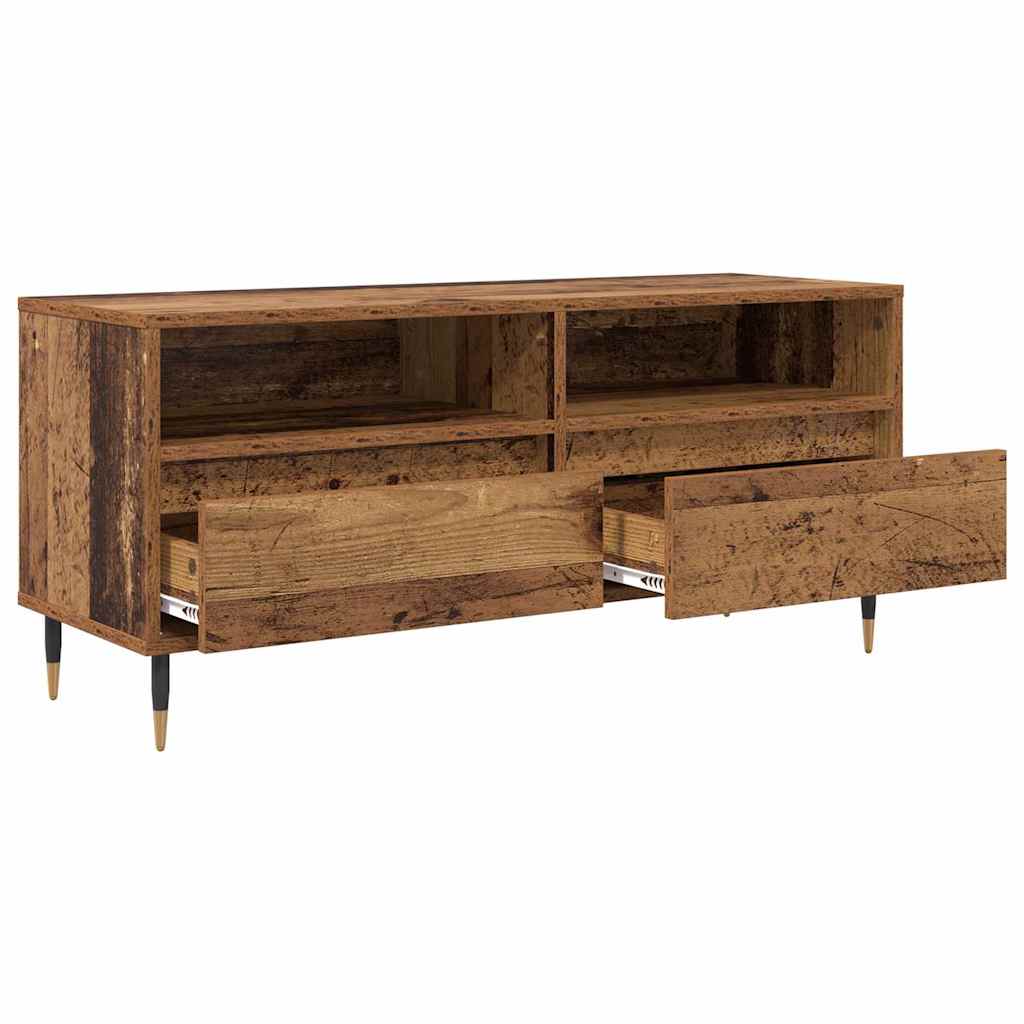 TV szekrény Öreg fa 100 x 34,5 x 44,5 cm Műszaki fa és vas
