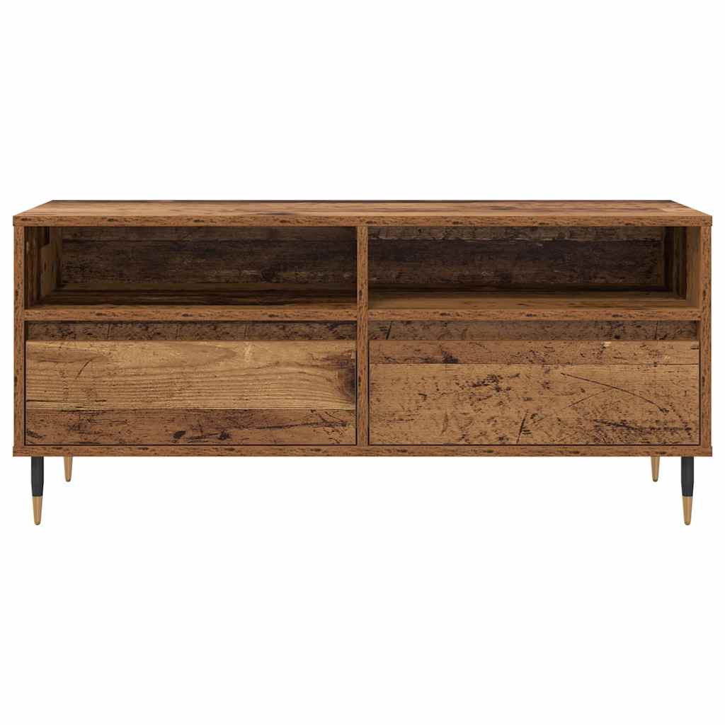 TV szekrény Öreg fa 100 x 34,5 x 44,5 cm Műszaki fa és vas