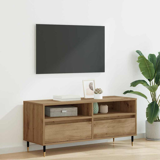 TV szekrény fiókkal Artisan tölgy 100 x 34,5 x 44,5 cm