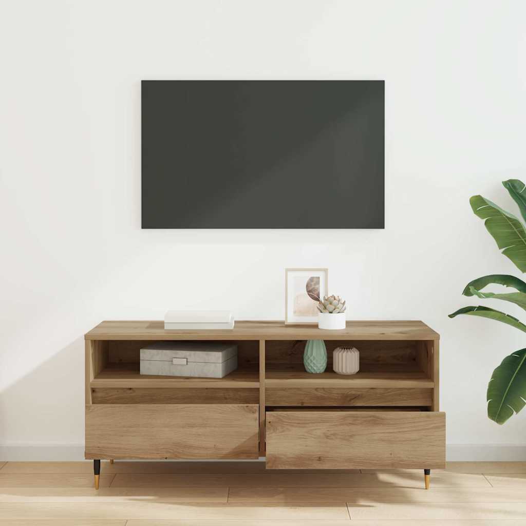 TV szekrény 100 x 34,5 x 44,5 cm Artisan tölgy