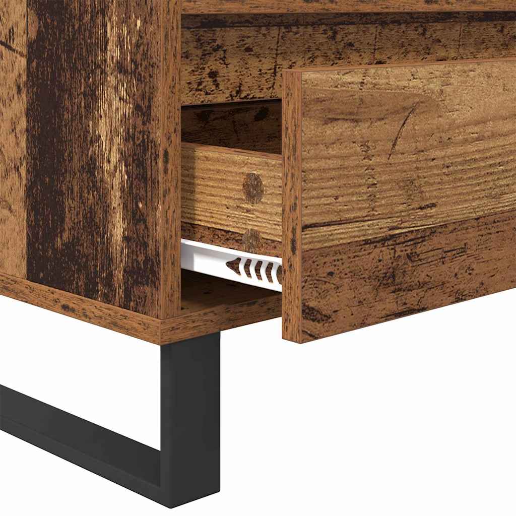 TV szekrény Öreg fa 100 x 34,5 x 44,5 cm Műszaki fa és vas