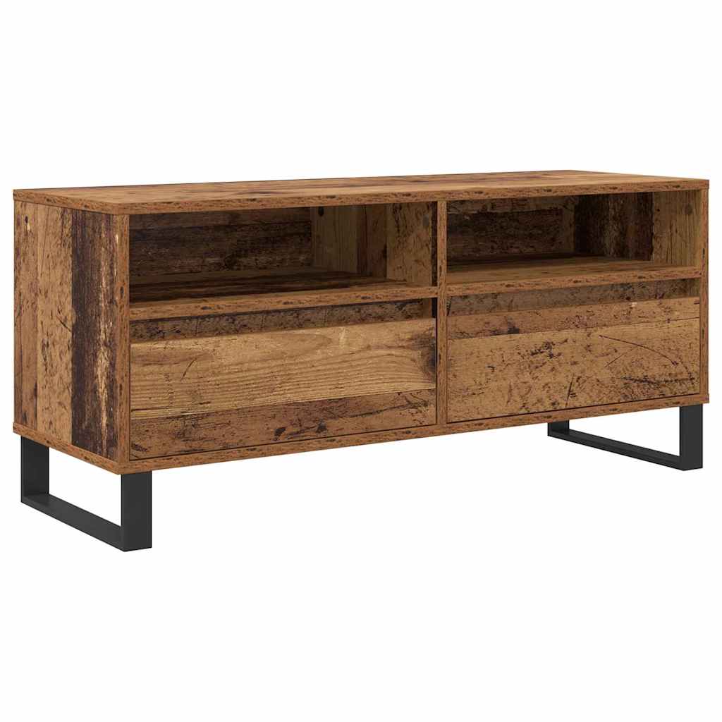 TV szekrény Öreg fa 100 x 34,5 x 44,5 cm Műszaki fa és vas