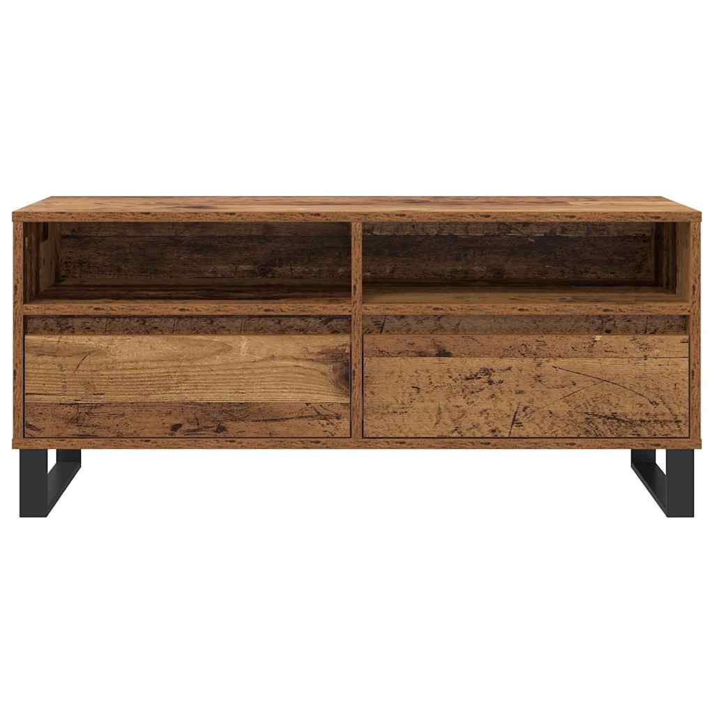 TV szekrény Öreg fa 100 x 34,5 x 44,5 cm Műszaki fa és vas
