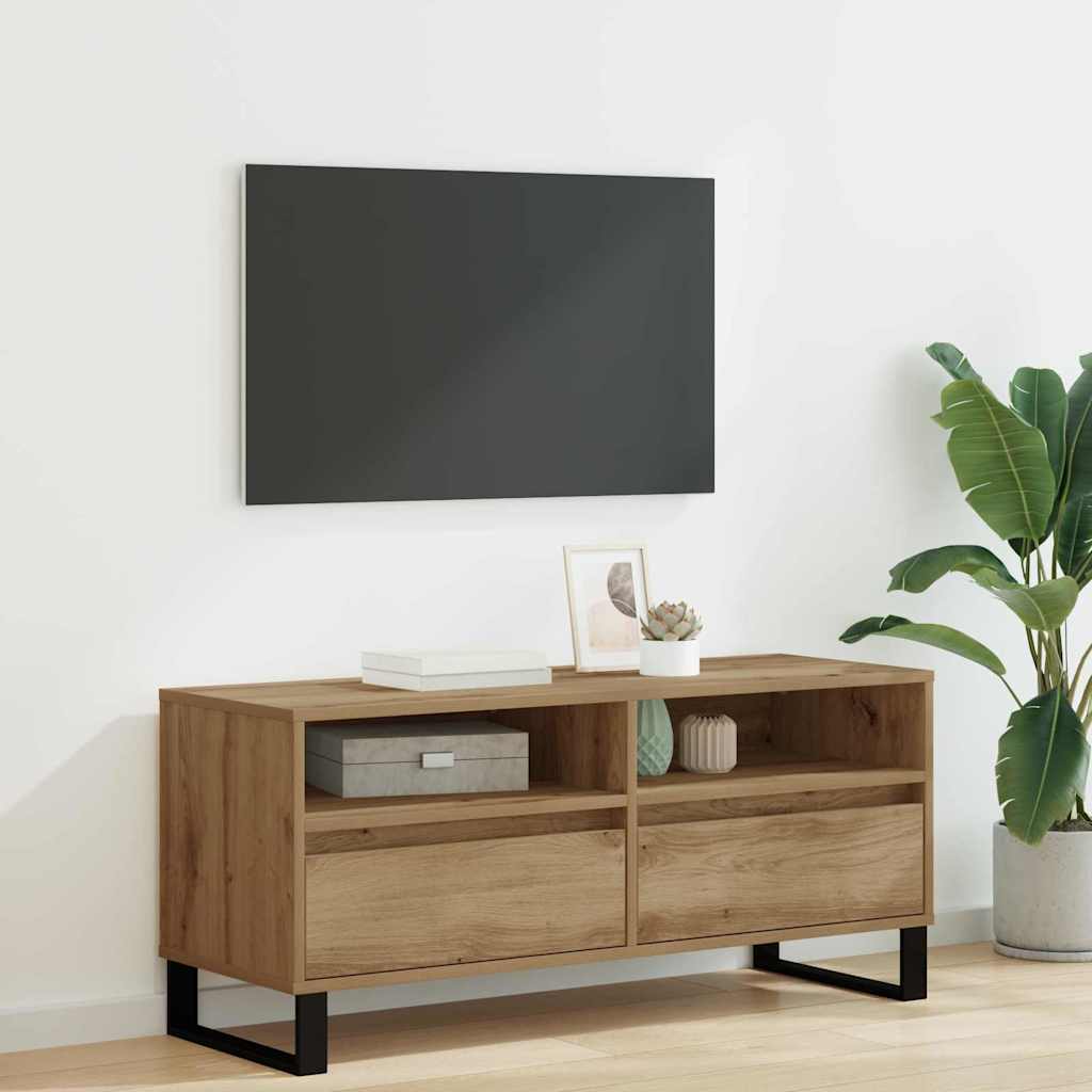 TV szekrény 100 x 34,5 x 44,5 cm Artisan tölgy