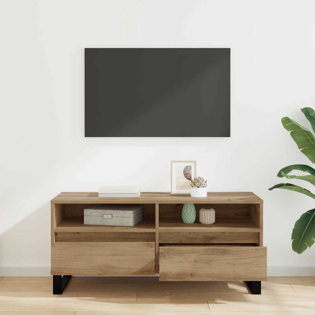 TV szekrény 100 x 34,5 x 44,5 cm Artisan tölgy