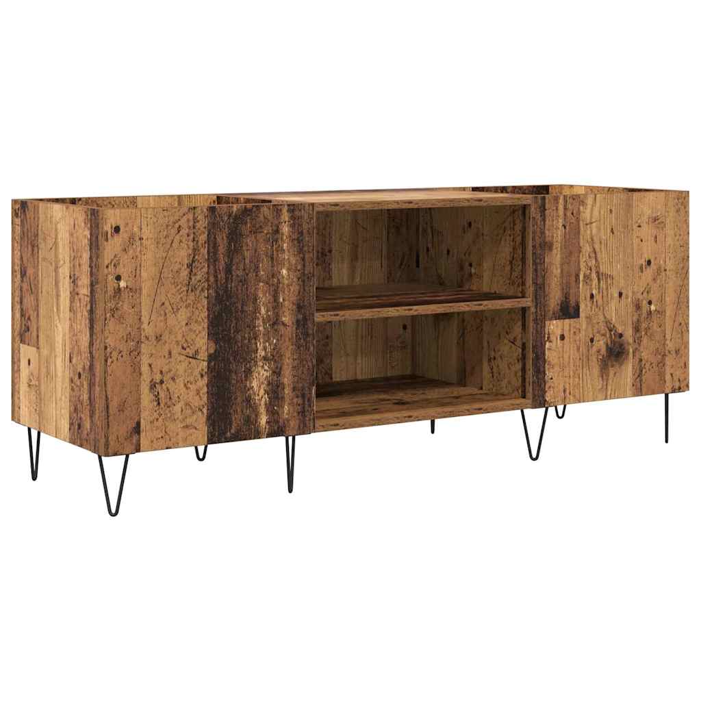 Hanglemez szekrény Öreg fa 121 x 38 x 48 cm Műszaki fa és vas