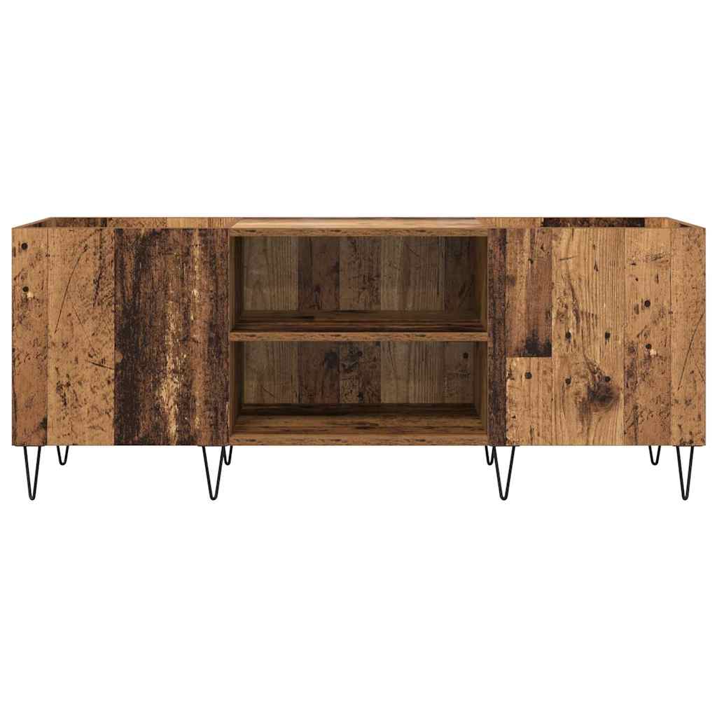 Hanglemez szekrény Öreg fa 121 x 38 x 48 cm Műszaki fa és vas