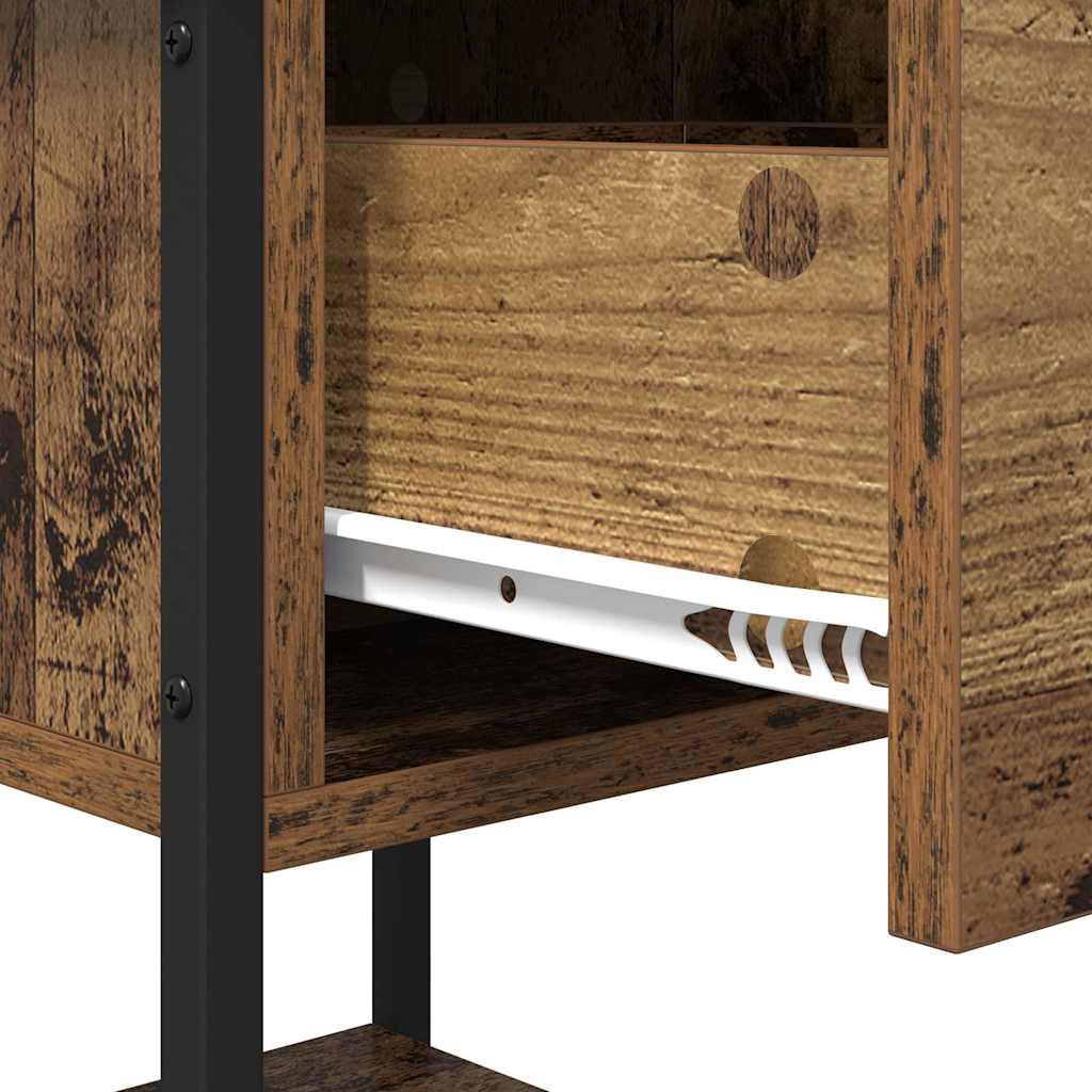 Éjjeli asztal Öreg fa 34 x 35,5 x 45 cm Szerelt Fa