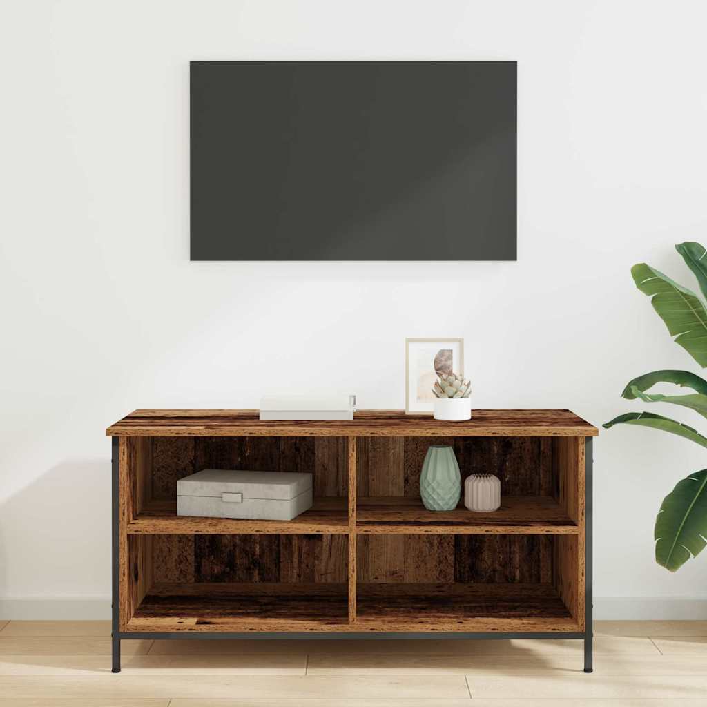 TV szekrény 100 x 40 x 50 cm Öreg fa Szerelt Fa