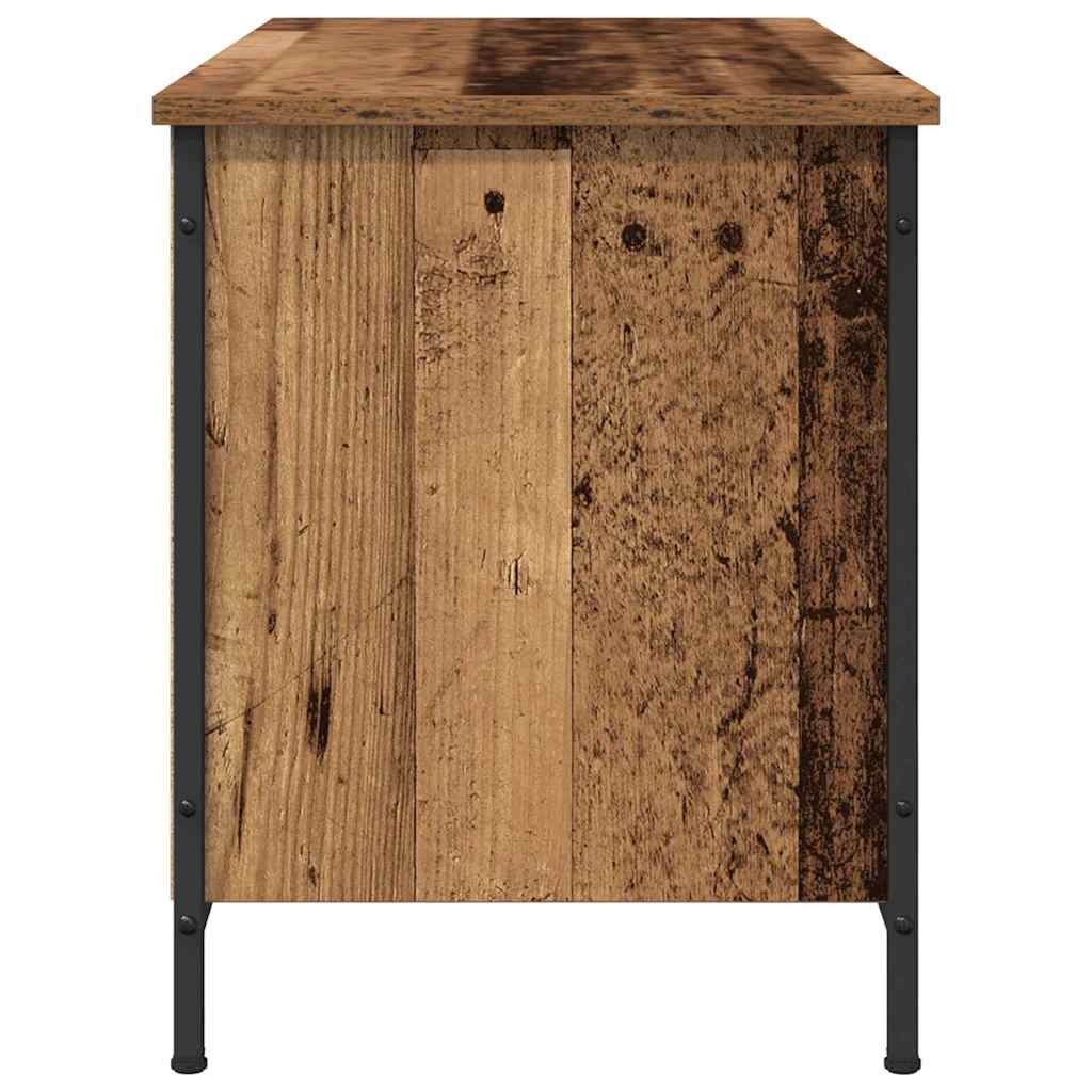 TV szekrény 100 x 40 x 50 cm Öreg fa Szerelt Fa