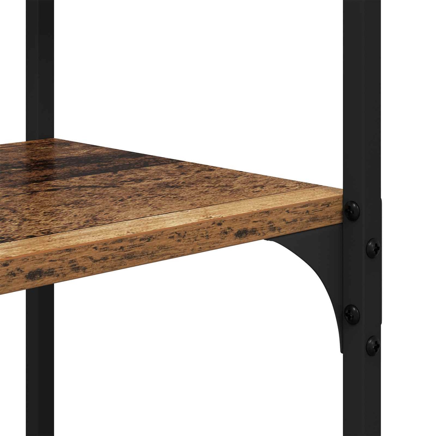 Könyvespolc 9 szintes 100 x 32 x 170 cm Szerelt Fa Régi fa