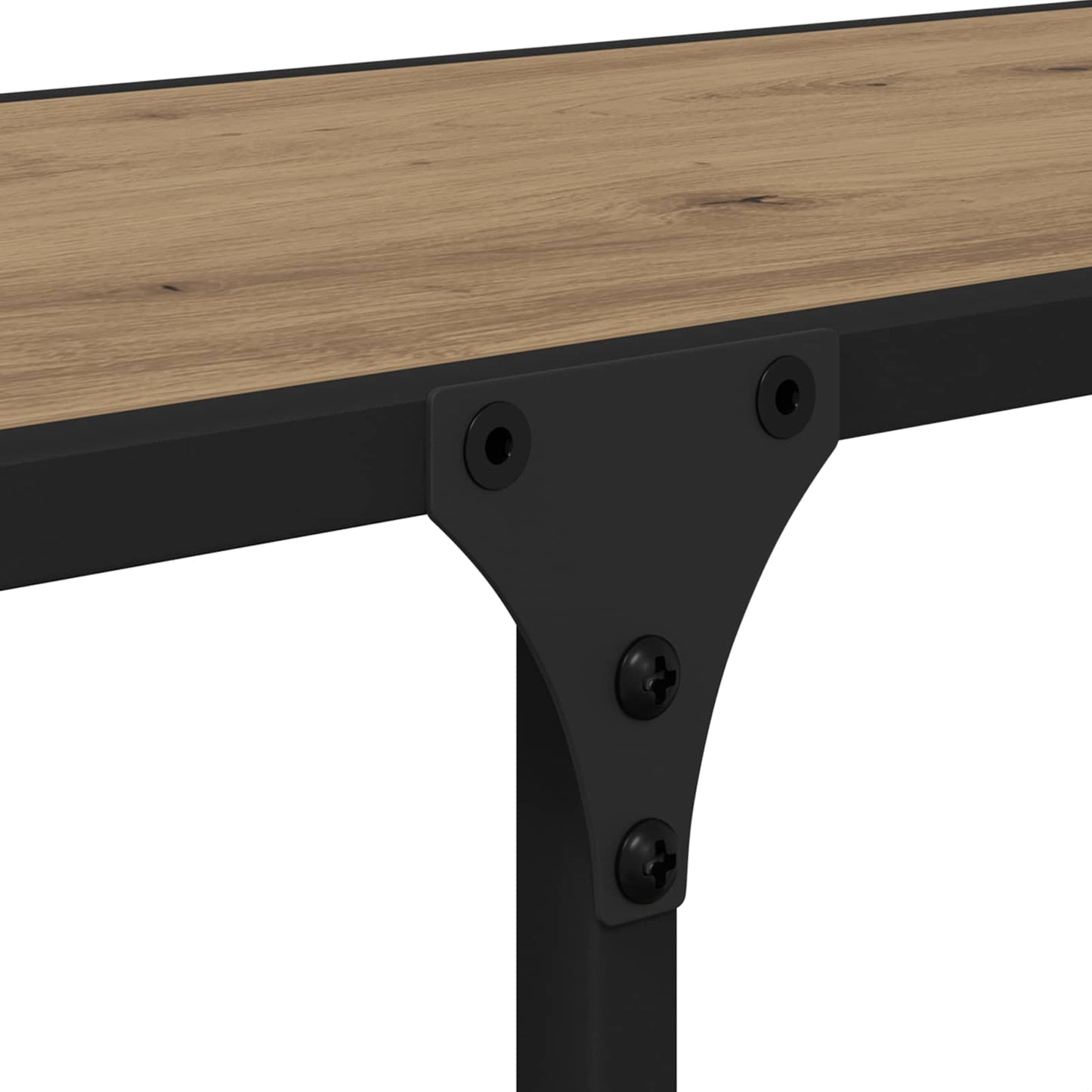 Könyvespolc 9 szintes 100 x 32 x 170 cm Faanyag kézműves tölgy
