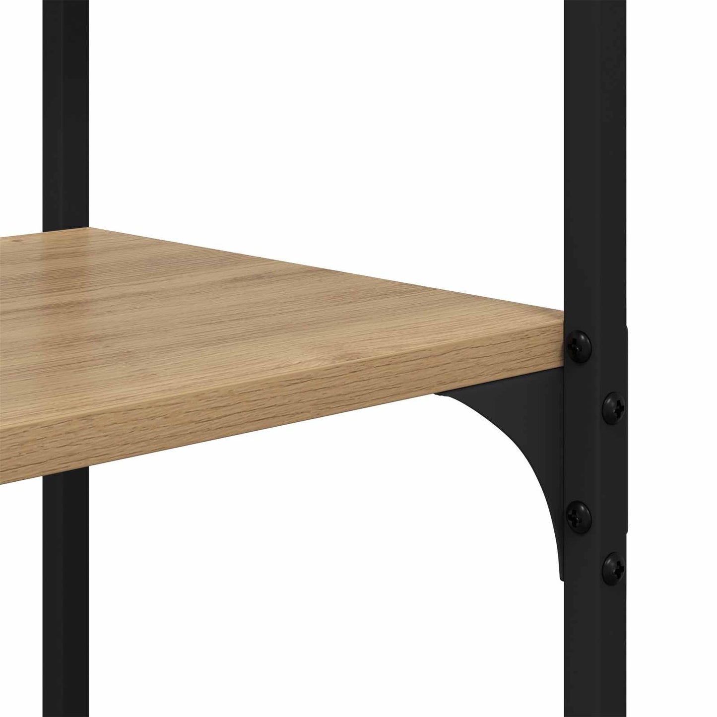 Könyvespolc 9 szintes 100 x 32 x 170 cm Faanyag kézműves tölgy