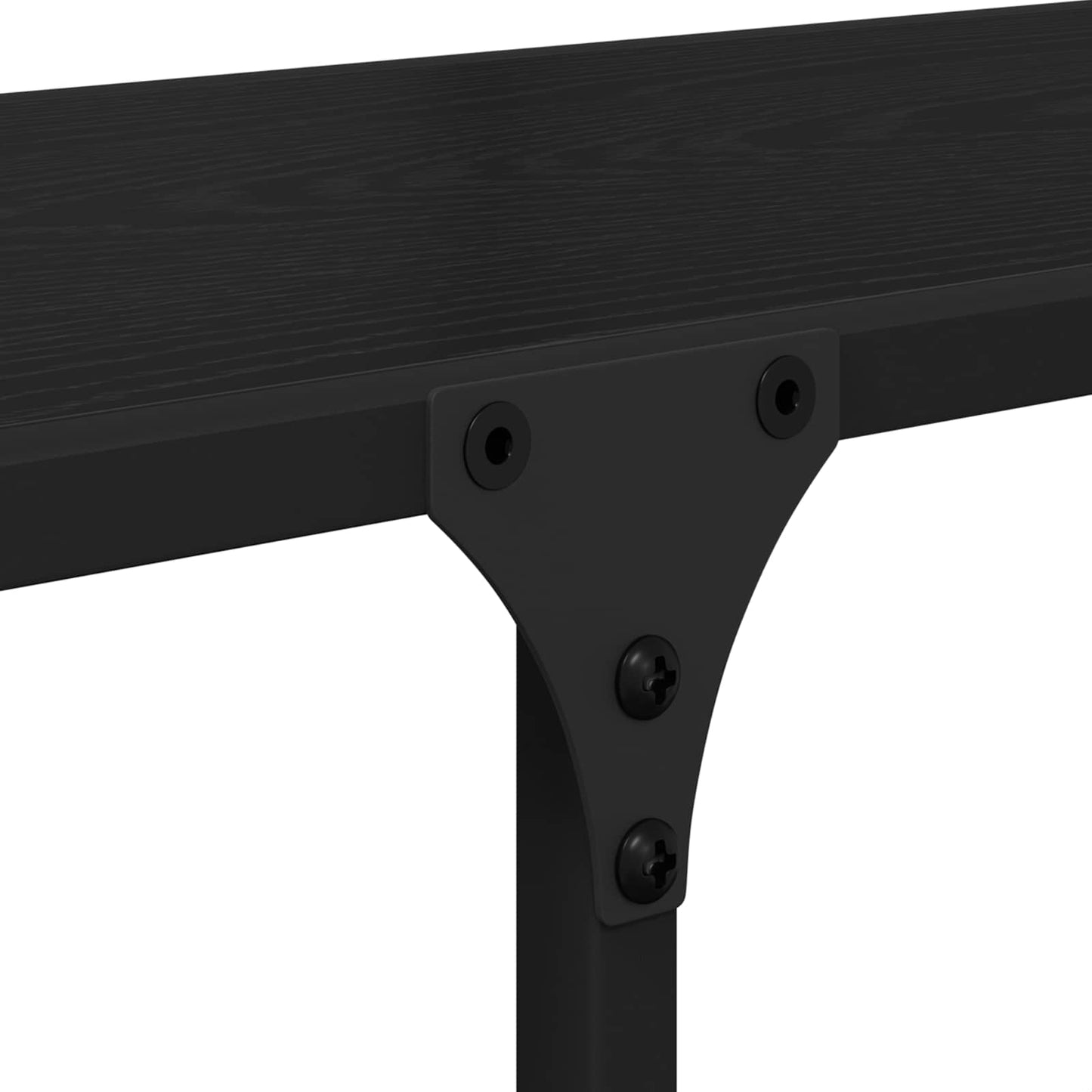 Könyvespolc Musta tammi 100 x 32 x 170 cm Faanyag