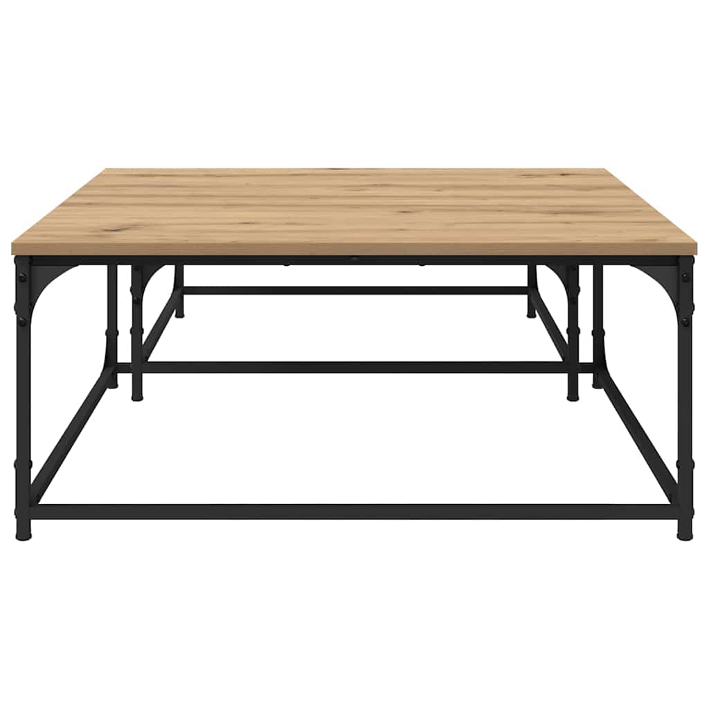Dohányzóasztal 2 pcs Artisan tölgy 80 x 80 x 35 cm Szerelt Fa