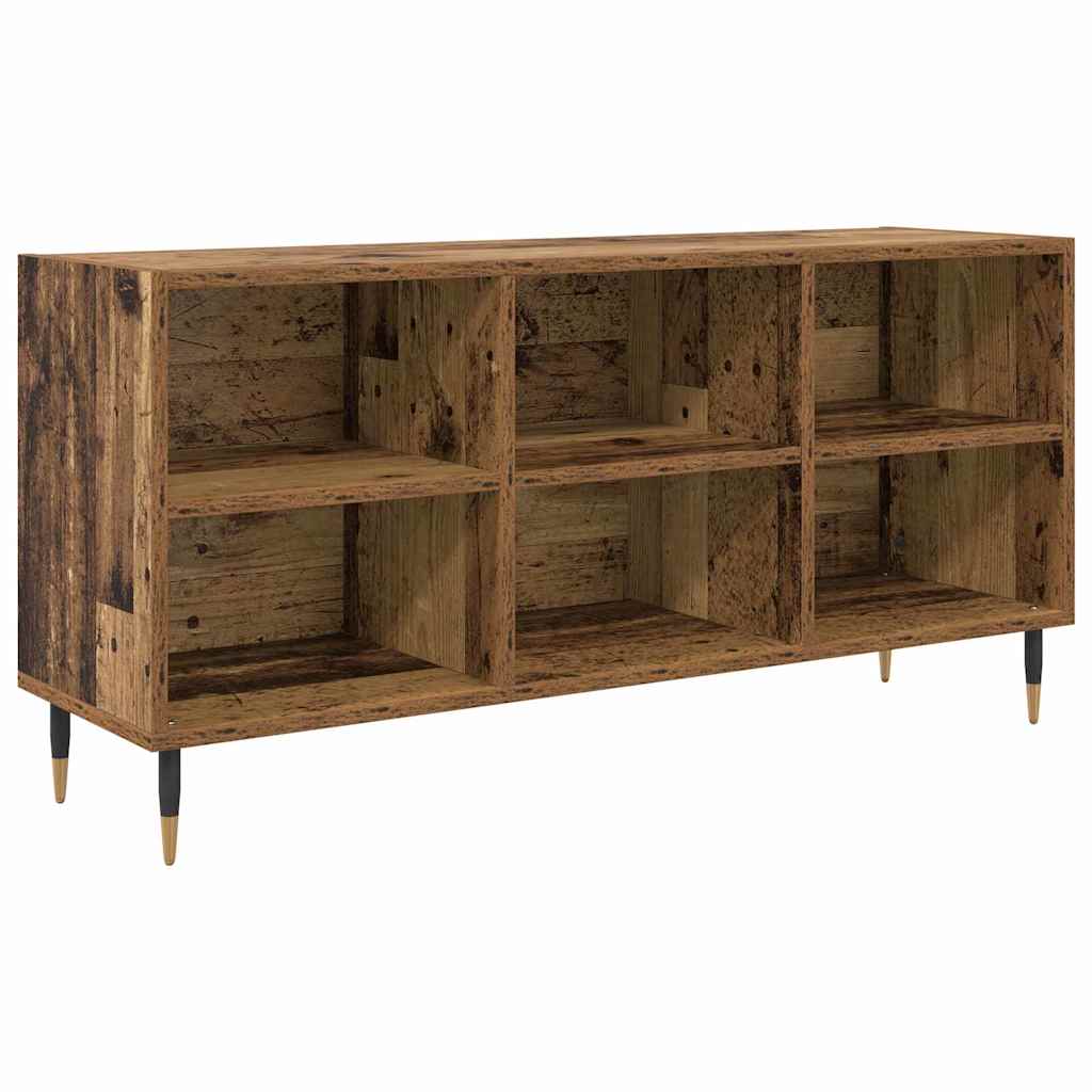 TV szekrény 103,5 x 30 x 50 cm Öreg fa Szerelt Fa