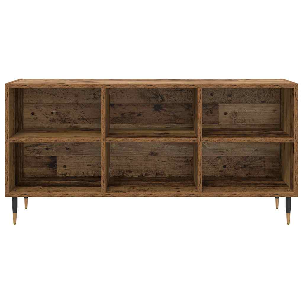 TV szekrény 103,5 x 30 x 50 cm Öreg fa Szerelt Fa