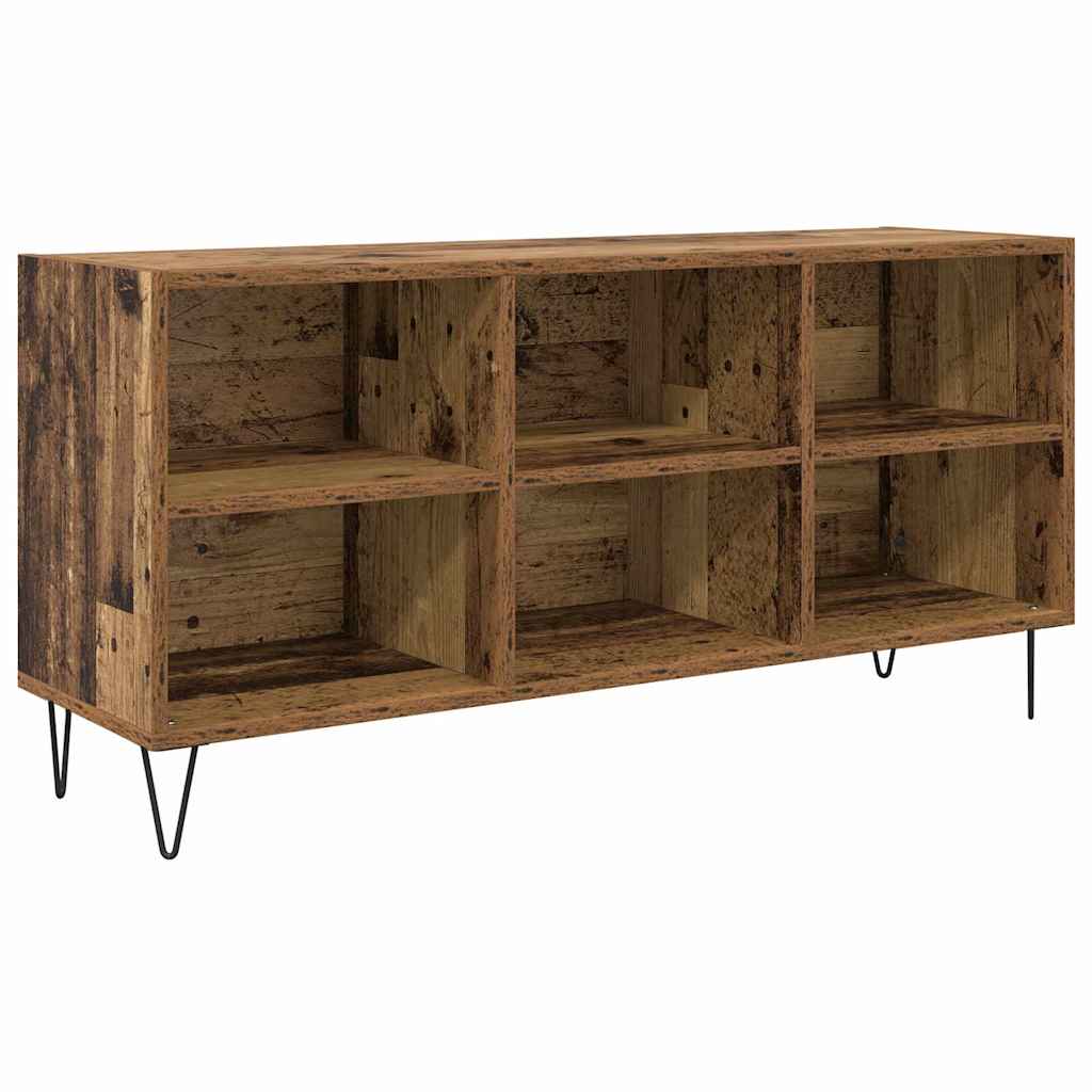 TV szekrény 103,5 x 30 x 50 cm Öreg fa Szerelt Fa