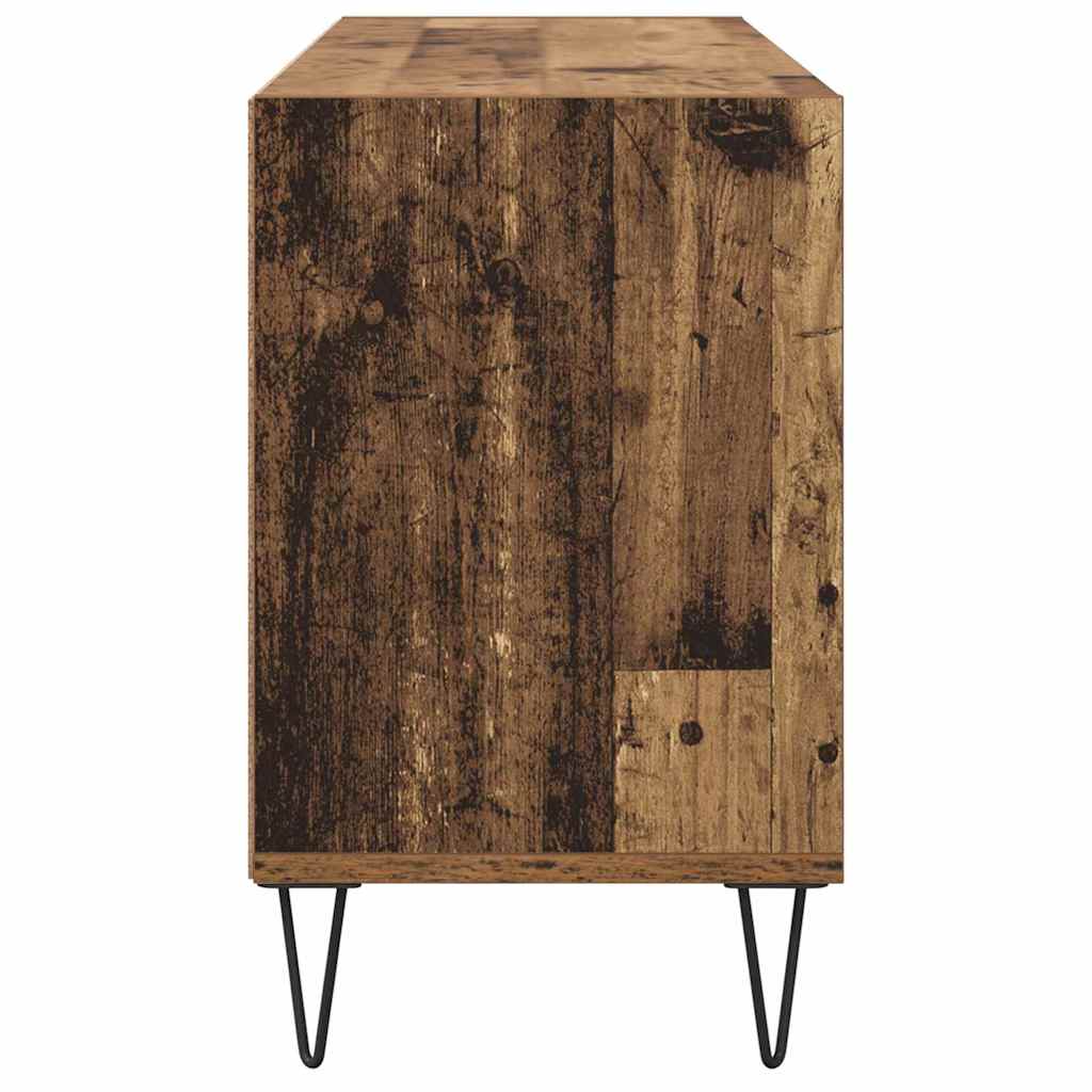 TV szekrény 103,5 x 30 x 50 cm Öreg fa Szerelt Fa