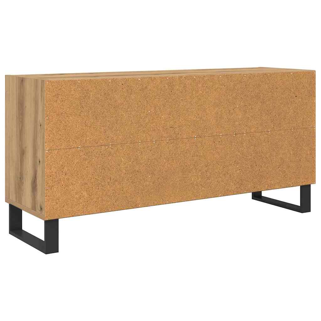 TV szekrény 103,5 x 30 x 50 cm Artisan tölgy Szerelt Fa