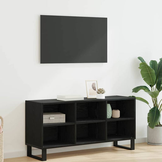 TV szekrény Fekete tölgy 103,5 x 30 x 50 cm Faanyag