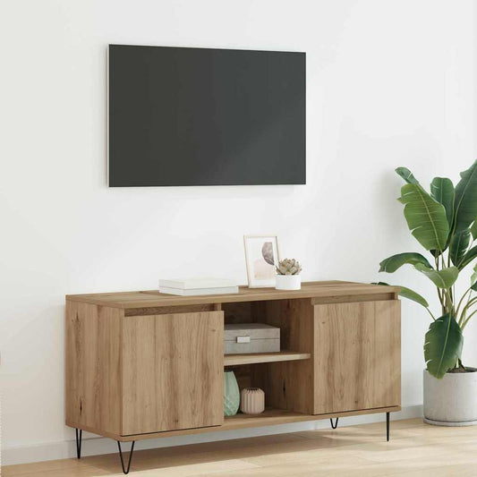 TV szekrény Artisan tölgy 104 x 35 x 50 cm Faanyag
