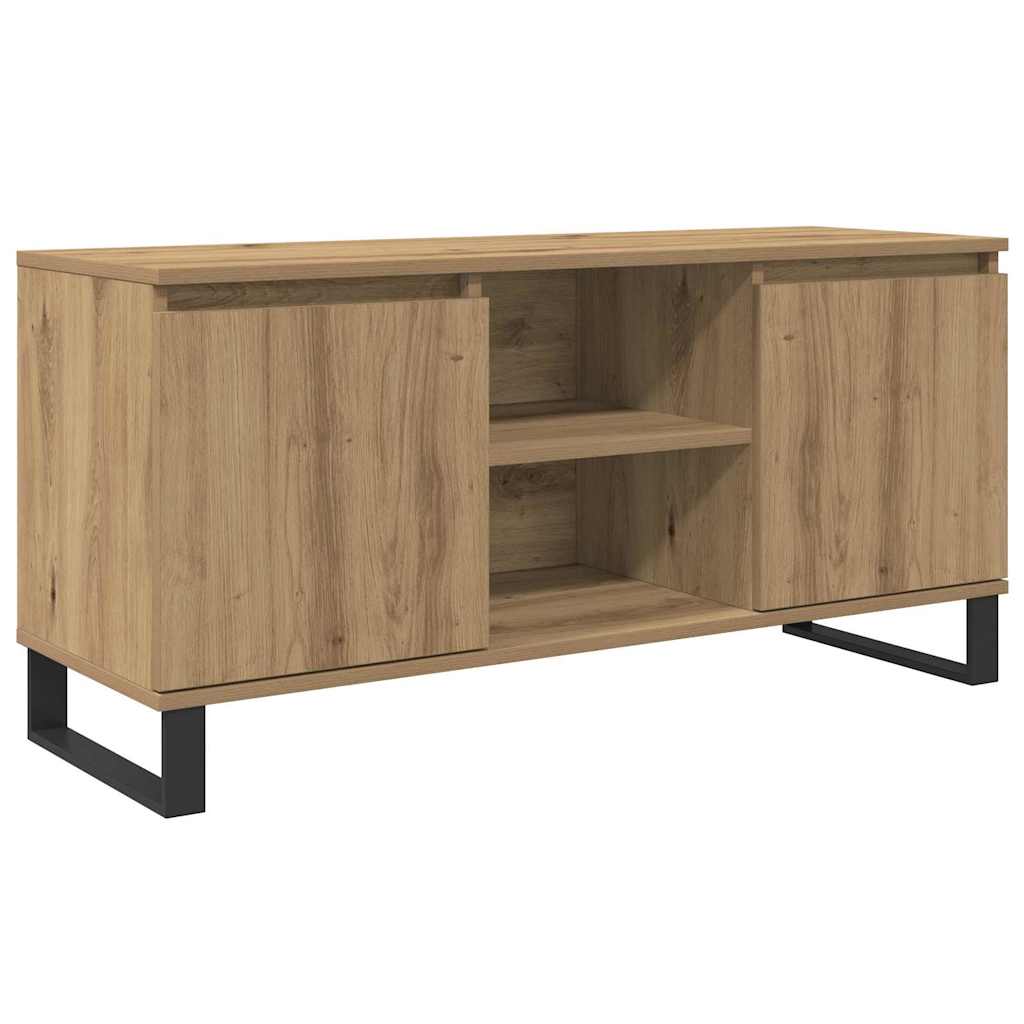 TV szekrény 104 x 35 x 50 cm Artisan tölgy Szerelt Fa