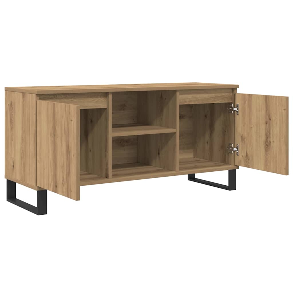 TV szekrény 104 x 35 x 50 cm Artisan tölgy Szerelt Fa