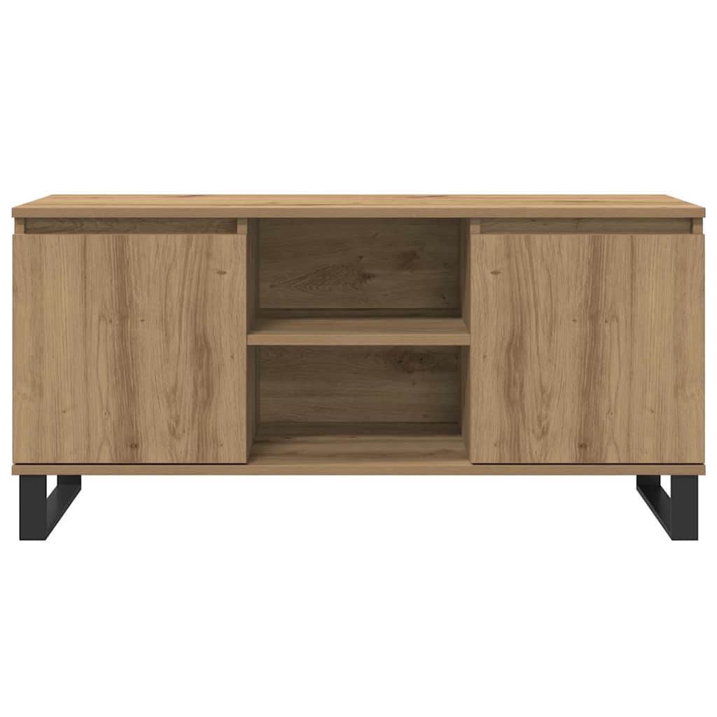 TV szekrény 104 x 35 x 50 cm Artisan tölgy Szerelt Fa